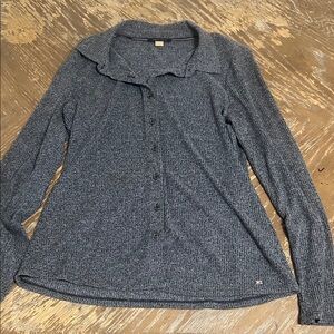 Tommy Hilfiger Women's Blue Button-Down Shirt